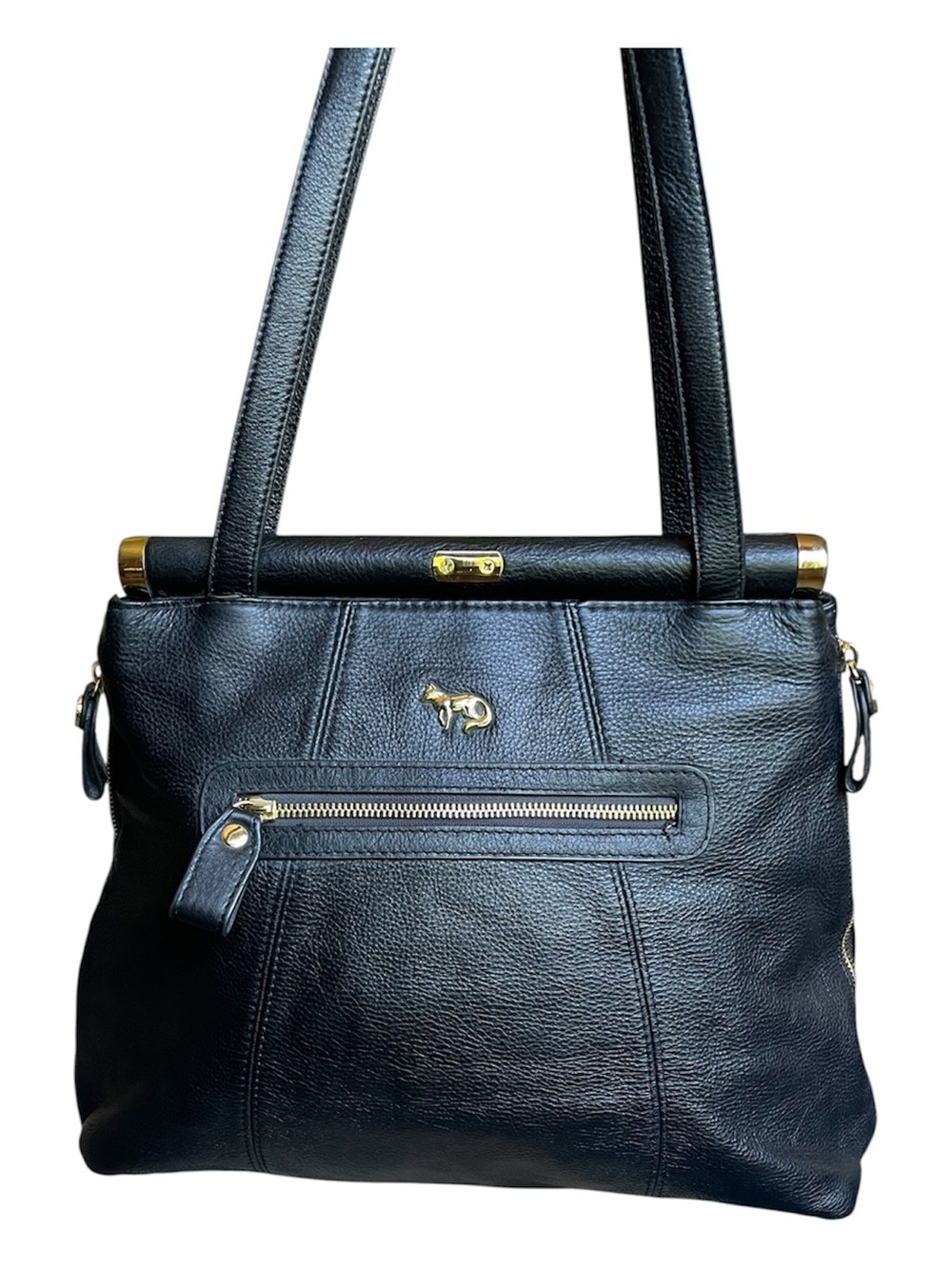 Emma Fox Satchel Leather Bag - Picture 3 of 10